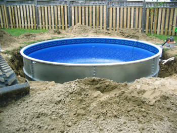 24' ROUND Rockwood - Paneled Pool Kit