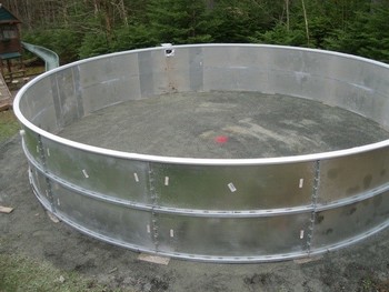 24' ROUND Rockwood - Paneled Pool Kit