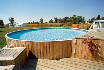 27' ROUND Rockwood - Paneled Pool Kit