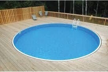 Piscines 27 pieds Rockwood Ronde avec Chauffe-eau Nirvana FC 100000 BTU